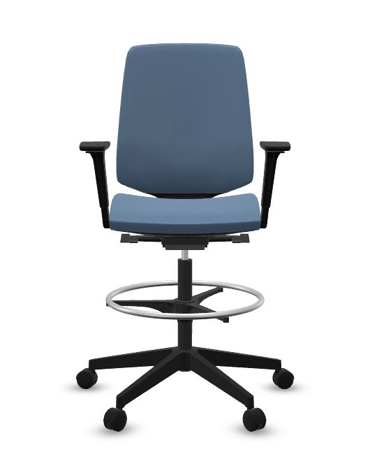 office blue chair