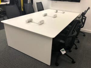custom made office hot desk