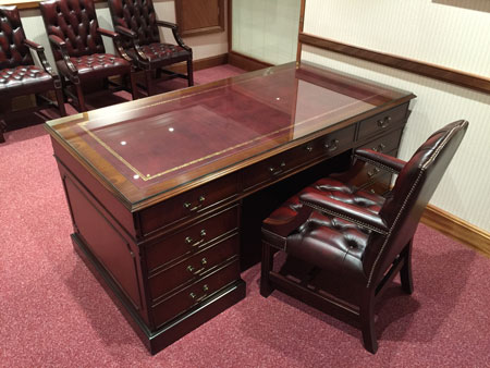Bespoke Office Furniture Essex - Mahogany Desk